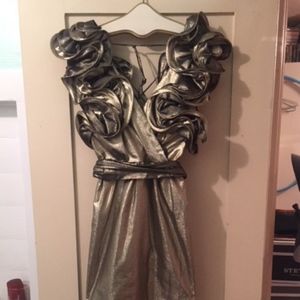 Vintage Gold Lame Dress